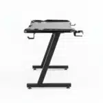 Birou Gaming 505 Black, 120x60x73 cm, cu Suport pentru Căști și Pahar - imagine 5