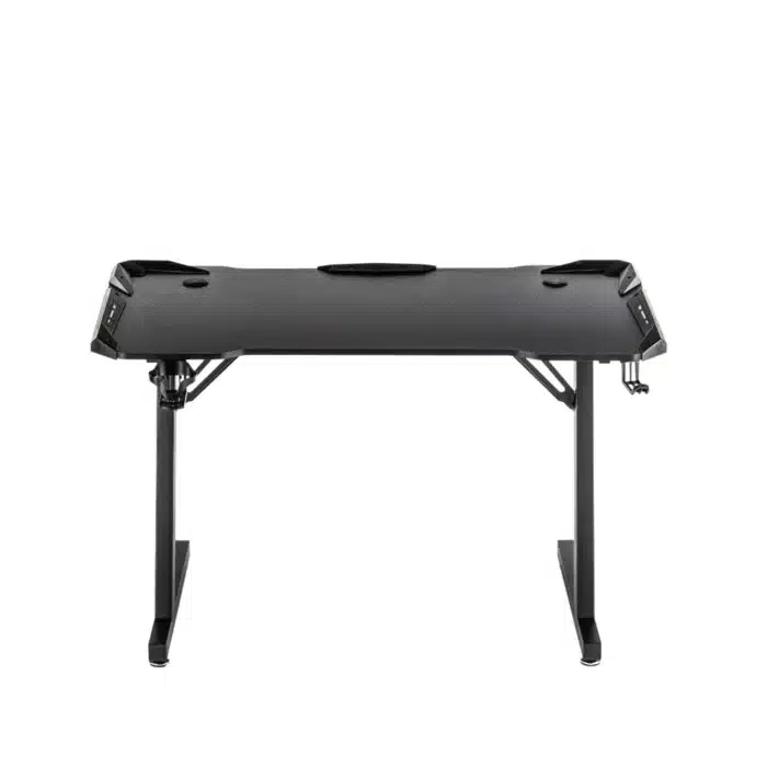 Birou Gaming 505 Black, 120x60x73 cm, cu Suport pentru Căști și Pahar - imagine 3