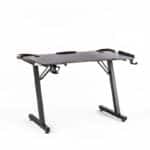 Birou Gaming 505 Black, 120x60x73 cm, cu Suport pentru Căști și Pahar