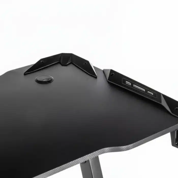 Birou Gaming 505 Black, 120x60x73 cm, cu Suport pentru Căști și Pahar - imagine 16