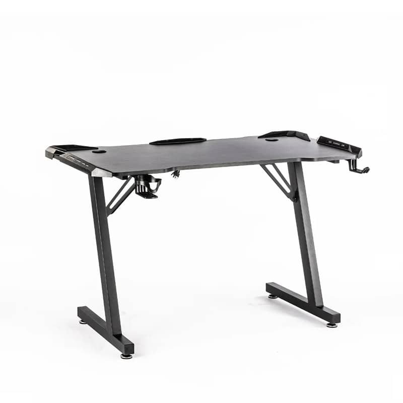 Birou Gaming 505 Black, 120x60x73 cm, cu Suport pentru Căști și Pahar Birou Gaming 505 Black, 120x60x73 cm, cu Suport pentru Căști și Pahar - imagine 1