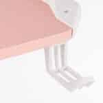 Birou Gaming 505 Pink, 120x60x73 cm, Design Modern, Blat cu Fibră de Carbon - imagine 9