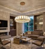 Candelabru LED Auriu cu Cristale, 98W, Înălțime Reglabilă, Telecomandă, Dimabil, 3 Tipuri de Lumină - imagine 5