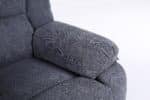 Fotoliu cu Masaj și Încălzire, Recliner Electric, Gri Închis (Grafit) - imagine 20