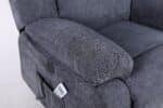 Fotoliu cu Masaj și Încălzire, Recliner Electric, Gri Închis (Grafit) - imagine 19