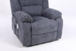 Fotoliu cu Masaj și Încălzire, Recliner Electric, Gri Închis (Grafit) - imagine 18