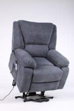 Fotoliu cu Masaj și Încălzire, Recliner Electric, Gri Închis (Grafit) - imagine 11