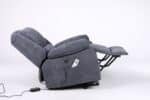 Fotoliu cu Masaj și Încălzire, Recliner Electric, Gri Închis (Grafit) - imagine 7