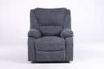 Fotoliu cu Masaj și Încălzire, Recliner Electric, Gri Închis (Grafit) - imagine 25