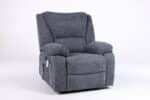 Fotoliu cu Masaj și Încălzire, Recliner Electric, Gri Închis (Grafit) - imagine 23