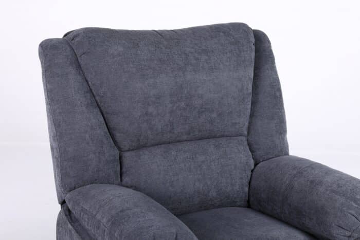 Fotoliu cu Masaj și Încălzire, Recliner Electric, Gri Închis (Grafit) - imagine 21
