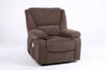 Fotoliu cu Masaj și Încălzire, Recliner Electric, Maro - imagine 24