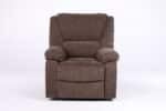 Fotoliu cu Masaj și Încălzire, Recliner Electric, Maro - imagine 25