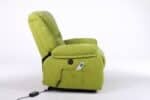 Fotoliu cu Masaj și Încălzire, Recliner Electric, Verde - imagine 13