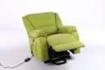 Fotoliu cu Masaj și Încălzire, Recliner Electric, Verde - imagine 9