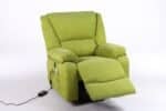 Fotoliu cu Masaj și Încălzire, Recliner Electric, Verde - imagine 7