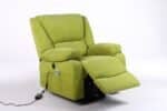 Fotoliu cu Masaj și Încălzire, Recliner Electric, Verde - imagine 6