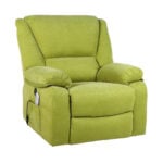 Fotoliu cu Masaj și Încălzire, Recliner Electric, Verde - imagine 27