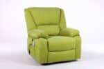 Fotoliu cu Masaj și Încălzire, Recliner Electric, Verde - imagine 24