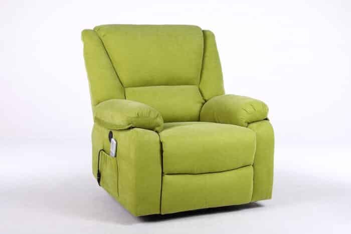 Fotoliu cu Masaj și Încălzire, Recliner Electric, Verde - imagine 24