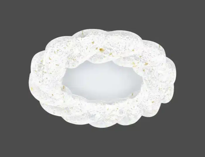 Lustră LED Tip Plafonieră 160W, Albă, Lumină Puternică, Telecomandă, Dimabilă, 3 Tipuri de Lumină - imagine 3
