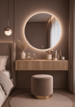 Oglindă LED Rotundă Premium 90×90 cm, Lumină Spate, 3 Tipuri de Lumină - Calda, Rece, Neutra - imagine 4