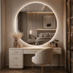 Oglindă LED Rotundă Premium 90×90 cm, Lumină Spate, 3 Tipuri de Lumină - Calda, Rece, Neutra - imagine 3