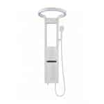 Panel de Dus cu Efect de Cascata si Jeturi cu Masaj, Afisaj Digital, LED Incorporat, Alb - imagine 4