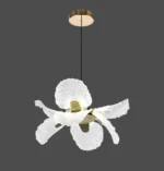 Pendul LED Auriu 32W cu Telecomandă, Înălțime Reglabilă, Dimabil, 3 Tipuri de Lumină - imagine 3