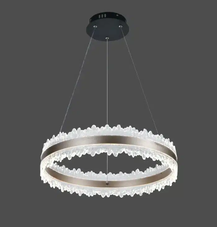 Pendul LED Maro 132W cu Telecomandă, Înălțime Reglabilă, Dimabil, 3 Tipuri de Lumină - imagine 3