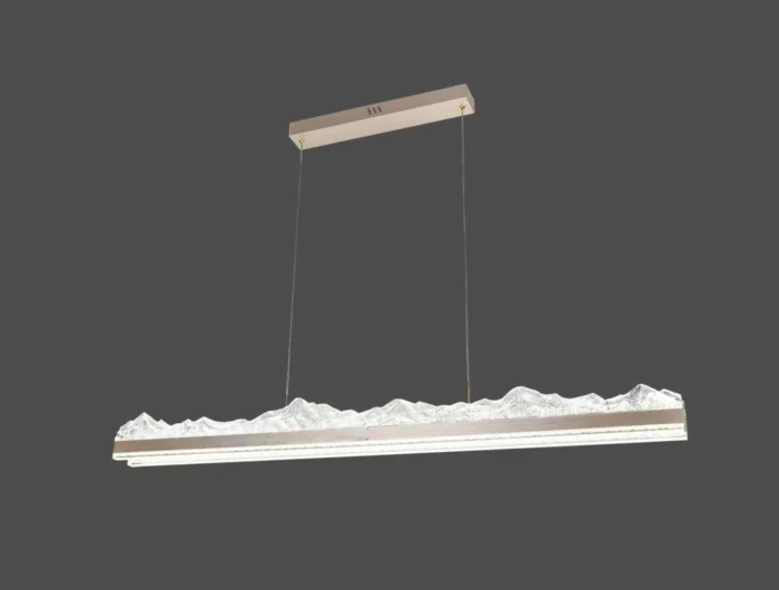 Pendul LED Maro 192W cu Telecomandă, Înălțime Reglabilă, Dimabil, 3 Tipuri de Lumină - imagine 3