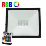 Proiector LED RGB Black 50W IP65, Dimabil cu Telecomanda - imagine 2
