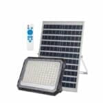Proiector LED, cu Panou Solar si Telecomanda, Rezistent la Apa IP65, 100W