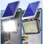 Proiector LED, cu Panou Solar si Telecomanda, Rezistent la Apa IP65, 100W - imagine 6