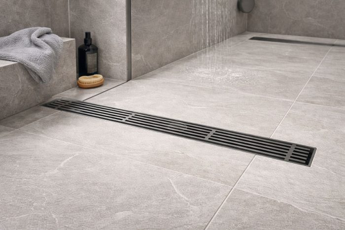 Rigolă de Duș din Inox 57x400 mm, Crom, Reversibilă 2 în 1, cu Sifon Detașabil - imagine 13