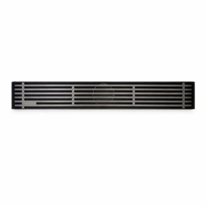 Rigolă de Duș din Inox 57x400 mm, Crom, Reversibilă 2 în 1, cu Sifon Detașabil - imagine 14