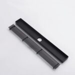 Rigolă de Duș din Inox 57x400 mm, Negru Mat, Reversibilă 2 în 1, cu Sifon Detașabil - imagine 10