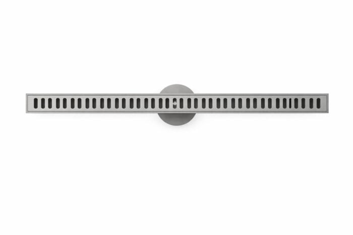 Rigolă de Duș din Inox 600x32 mm, Crom, Reversibilă 2 în 1, cu Sifon Detașabil - imagine 5
