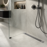 Rigolă de Duș din Inox 600x32 mm, Crom, Reversibilă 2 în 1, cu Sifon Detașabil - imagine 4