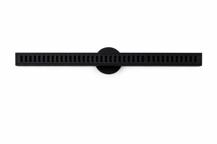 Rigolă de Duș din Inox 600x32 mm, Negru Mat, Reversibilă 2 în 1, cu Sifon Detașabil - imagine 5