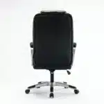 Scaun de Birou Reglabil BOC-325, Negru, Piele Ecologică, Design Directorial - imagine 12