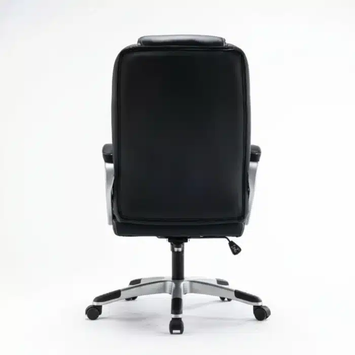 Scaun de Birou Reglabil BOC-325, Negru, Piele Ecologică, Design Directorial - imagine 12