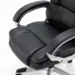 Scaun de Birou Reglabil BOC-325, Negru, Piele Ecologică, Design Directorial - imagine 7