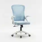 Scaun de Birou Reglabil WF-003, Albastru, Ergonomic, cu Spătar Mesh și Brațe - imagine 8
