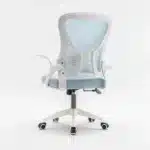 Scaun de Birou Reglabil WF-003, Albastru, Ergonomic, cu Spătar Mesh și Brațe - imagine 5
