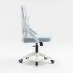 Scaun de Birou Reglabil WF-003, Albastru, Ergonomic, cu Spătar Mesh și Brațe - imagine 4