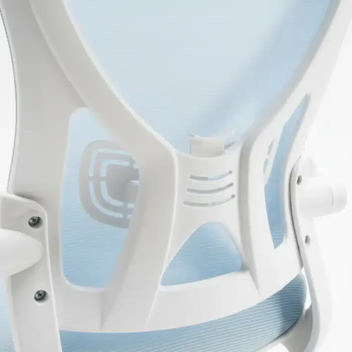 Scaun de Birou Reglabil WF-003, Albastru, Ergonomic, cu Spătar Mesh și Brațe - imagine 10