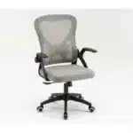 Scaun de Birou Reglabil WF-003, Gri, Ergonomic, cu Spătar Mesh și Brațe - imagine 3