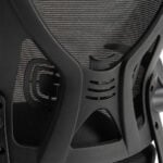 Scaun de Birou Reglabil WF-003, Negru, Ergonomic, cu Spătar Mesh și Brațe - imagine 14