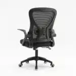 Scaun de Birou Reglabil WF-003, Negru, Ergonomic, cu Spătar Mesh și Brațe - imagine 5